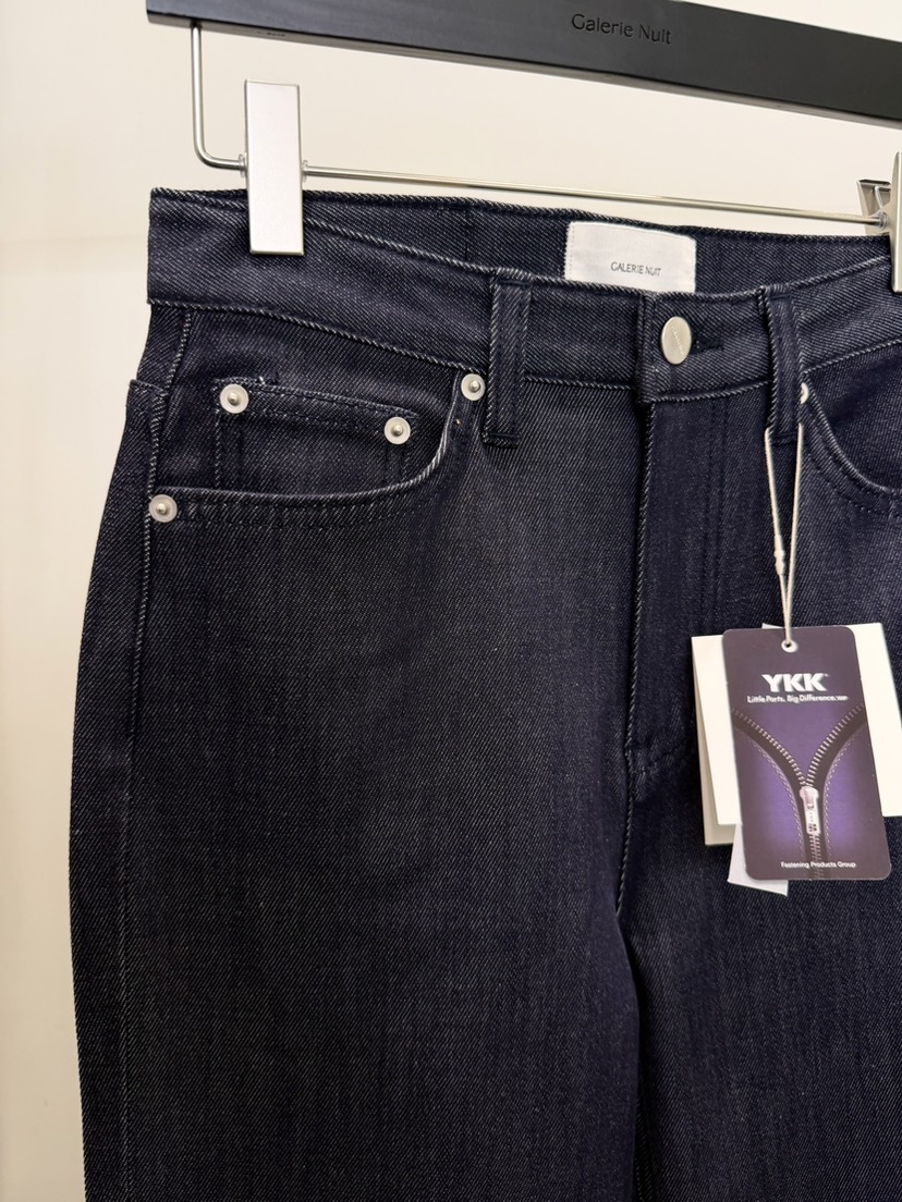 GALERIE NUIT韓國代購女裝新品職業休閑26春夏牛仔褲天絲GALERIE NUIT牛仔褲