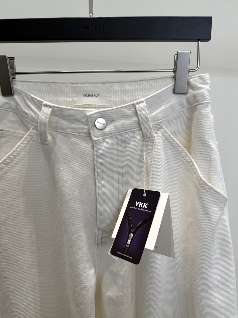 GALERIE NUIT韓國代購女士新款26春夏人氣時尚職業牛仔褲GALERIE NUIT牛仔褲