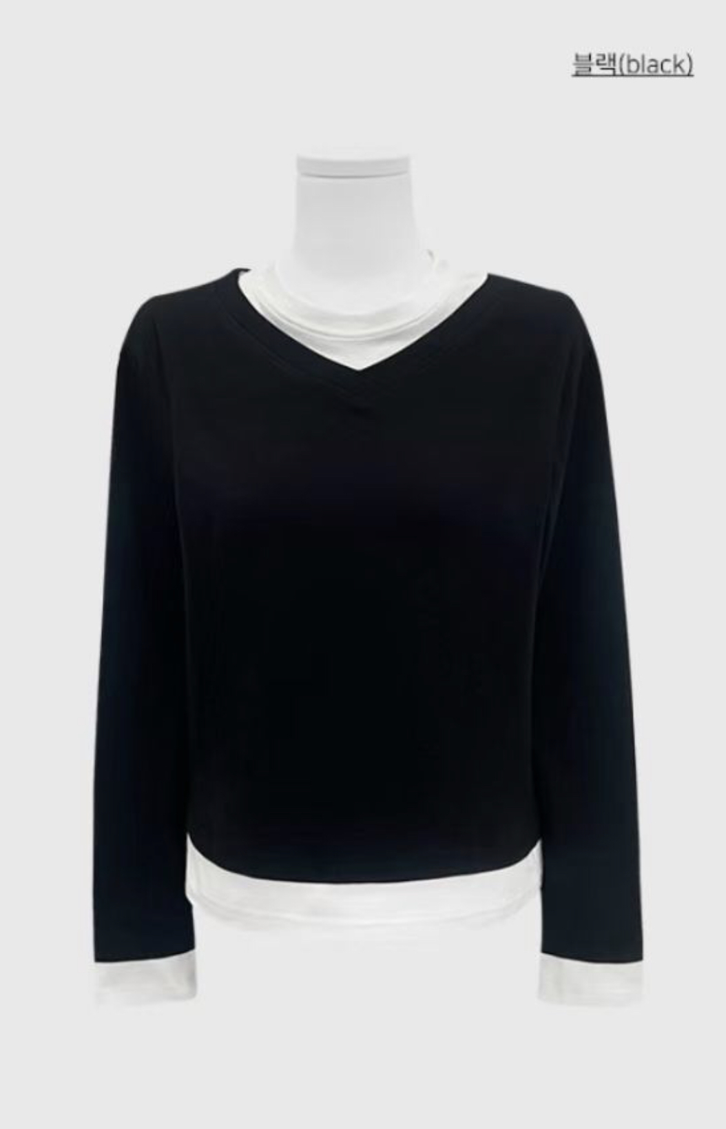 SEPTEMBER ISSUE-셉템버이슈-T韓國代購女裝新品26春夏長袖T恤假兩件SEPTEMBER ISSUE長袖T恤圖色3