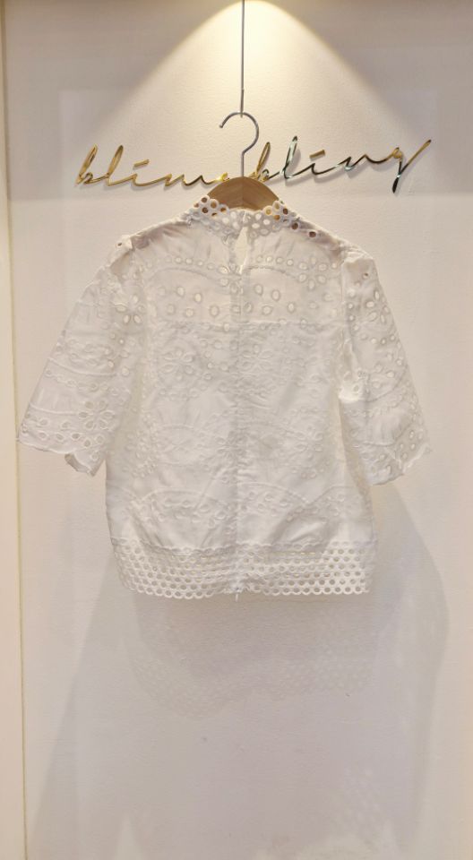 RICO/BLING BLING-S韓國直郵女裝新品熱賣職業襯衫蕾絲衫RICO/BLING BLING-S襯衫/蕾絲衫