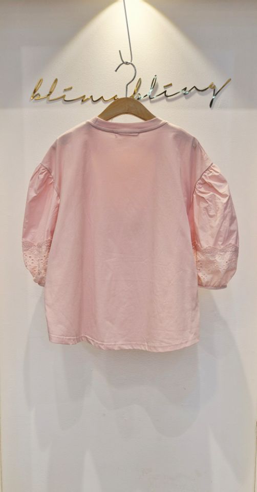 RICO/BLING BLING-S韓國東大門直郵女士新款人氣T恤蕾絲RICO/BLING BLING-ST恤