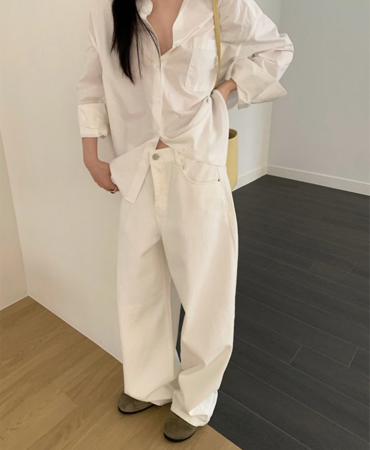 SEPTEMBER ISSUE-셉템버이슈-T韓國東大門直郵女士新品職業牛仔褲不含腰帶SEPTEMBER ISSUE牛仔褲