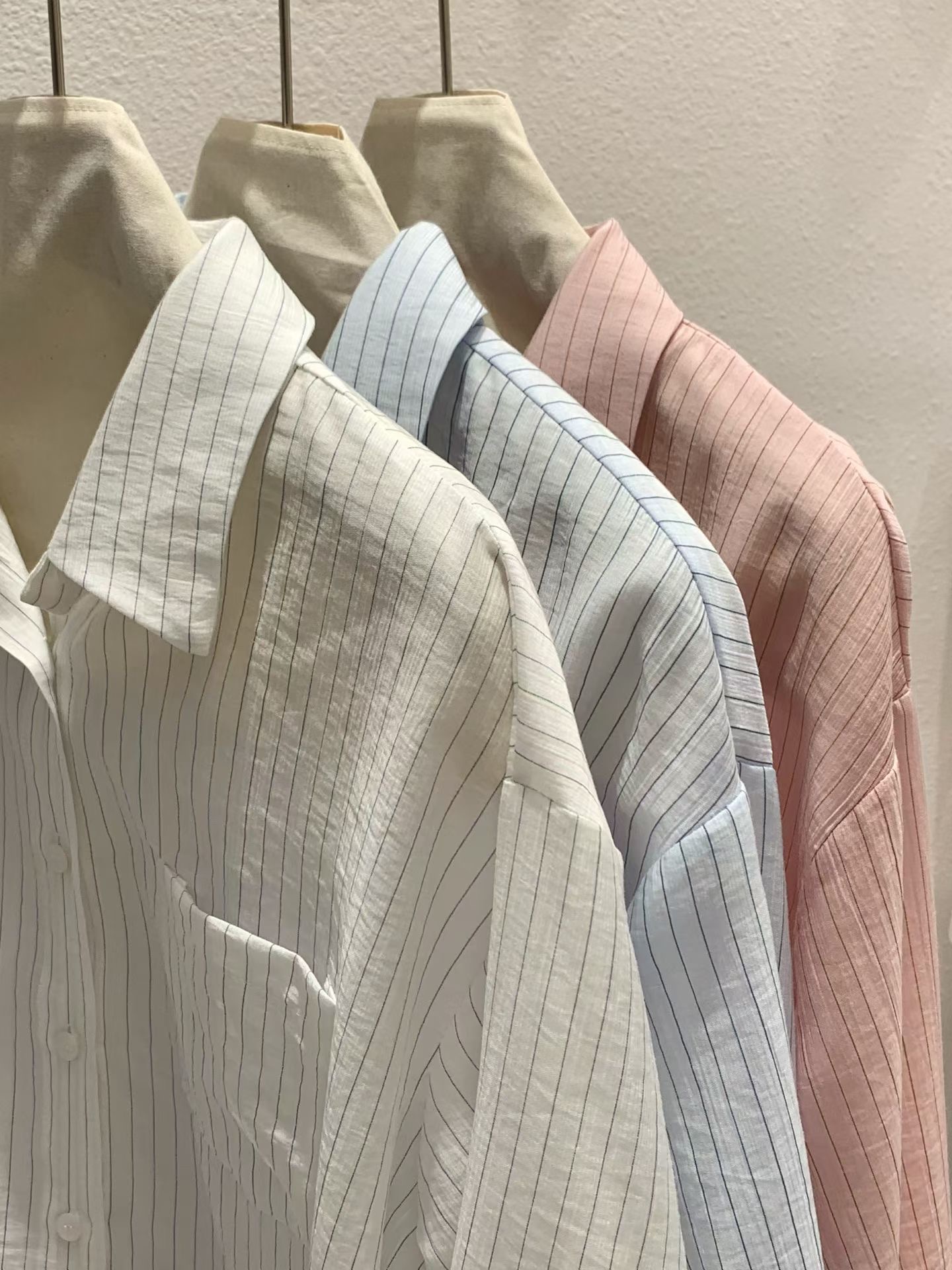 AND韓國直郵實拍女裝新款時尚休閑26春夏人氣職業襯衫蕾絲衫AND襯衫/蕾絲衫