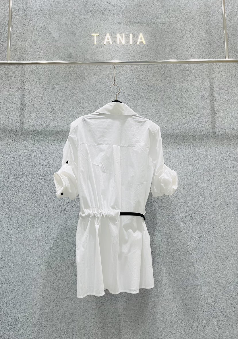 TANIA東大門直郵女裝新款人氣休閑熱賣襯衫蕾絲衫含腰帶套裝TANIA襯衫/蕾絲衫