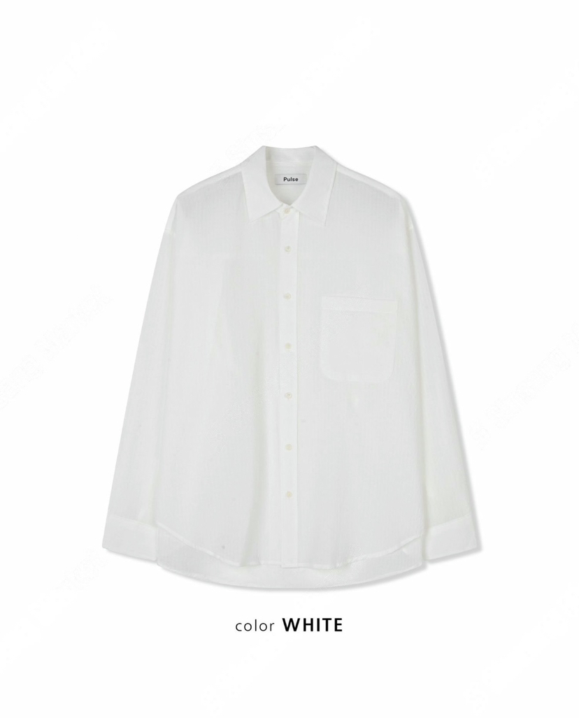 PULSE韓國東大門直郵女裝新款推薦26春夏人氣休閑襯衫蕾絲衫PULSE襯衫/蕾絲衫圖色1