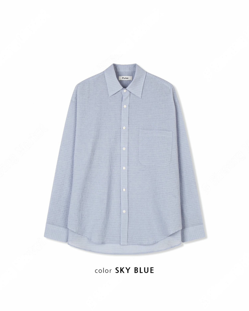 PULSE韓國東大門直郵女裝新款推薦26春夏人氣休閑襯衫蕾絲衫PULSE襯衫/蕾絲衫圖色2