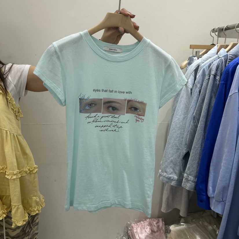 REPELLER韓國東大門直郵女士新款推薦職業熱賣26春夏時尚T恤REPELLERT恤圖色1