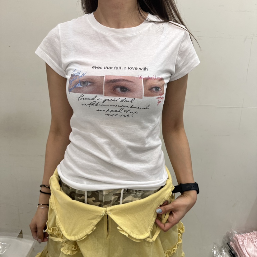 REPELLER韓國東大門直郵女士新款推薦職業熱賣26春夏時尚T恤REPELLERT恤圖色2