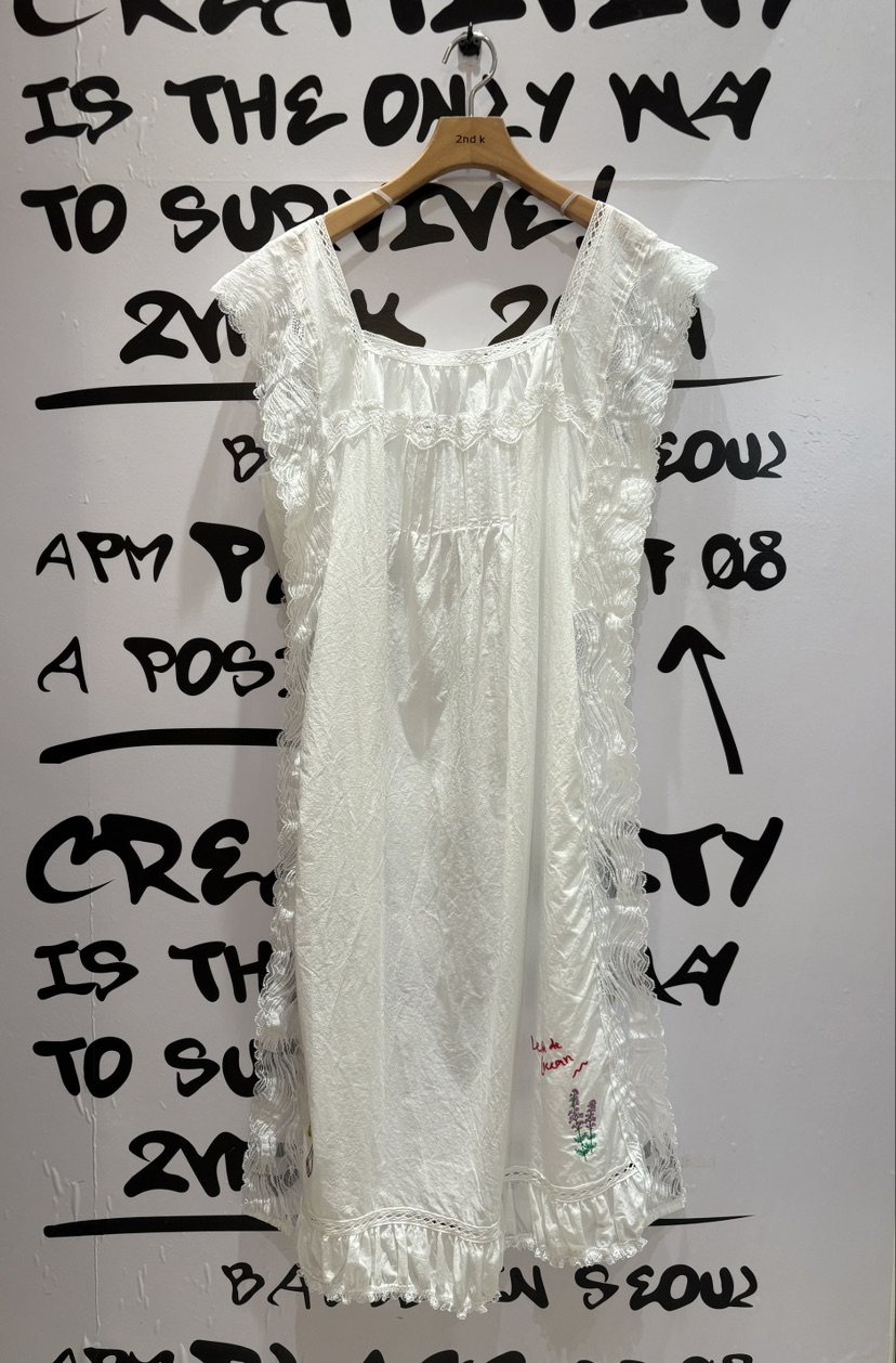 2ND K韓國代購女士新品休閑熱賣推薦26春夏職業人氣連衣裙2ND K連衣裙圖色2白色凈版