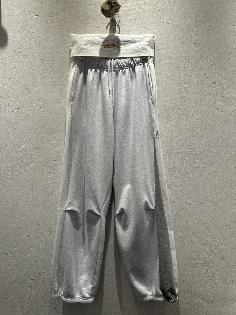 AT NOTE韓國代購女士新款推薦職業熱賣休閑褲毛圈布撞色AT NOTE休閑褲圖色1