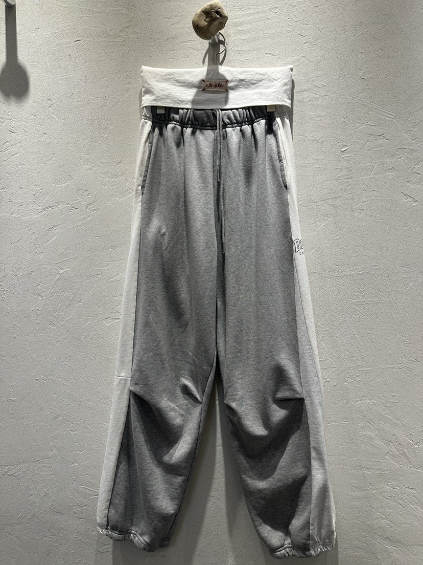 AT NOTE韓國代購女士新款推薦職業熱賣休閑褲毛圈布撞色AT NOTE休閑褲圖色2