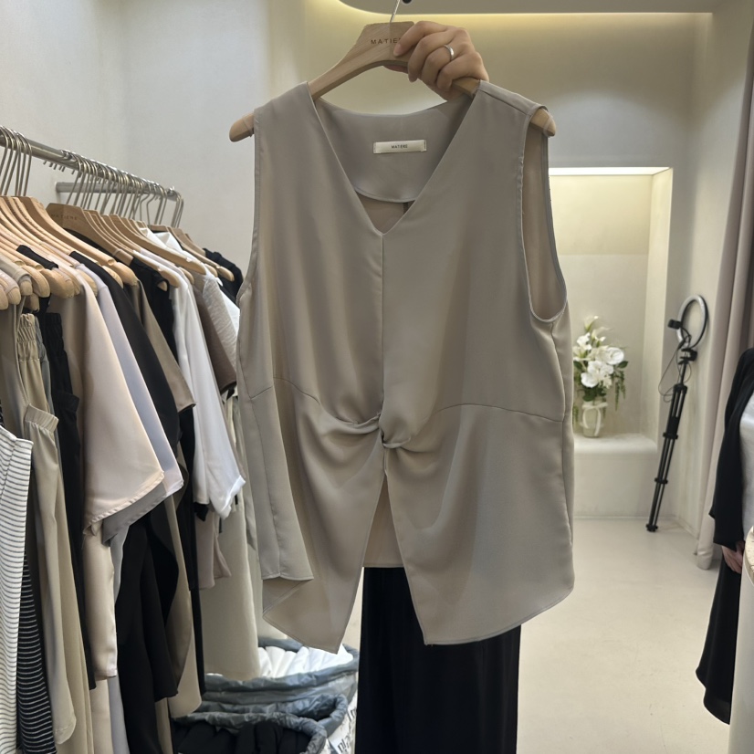 MATIERE韓國代購女裝新品時尚休閑推薦熱賣人氣襯衫蕾絲衫MATIERE襯衫/蕾絲衫圖色1