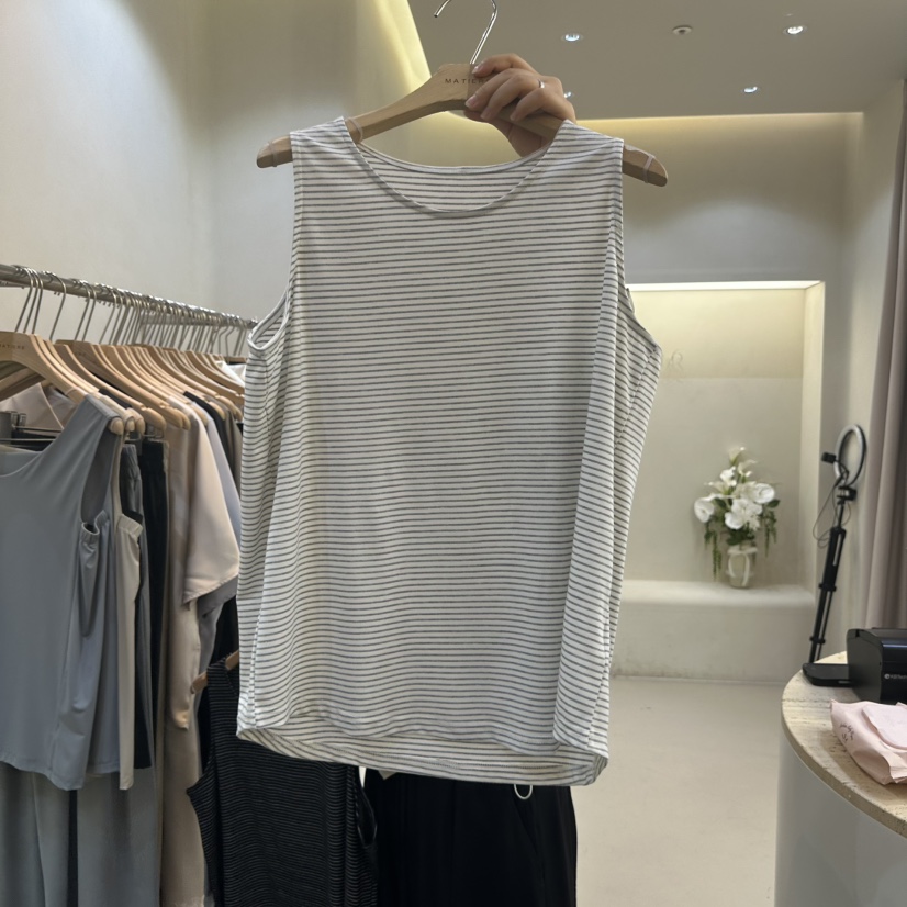 MATIERE韓國代購女裝新品26春夏熱賣休閑時尚職業吊帶背心MATIERE吊帶/背心圖色1
