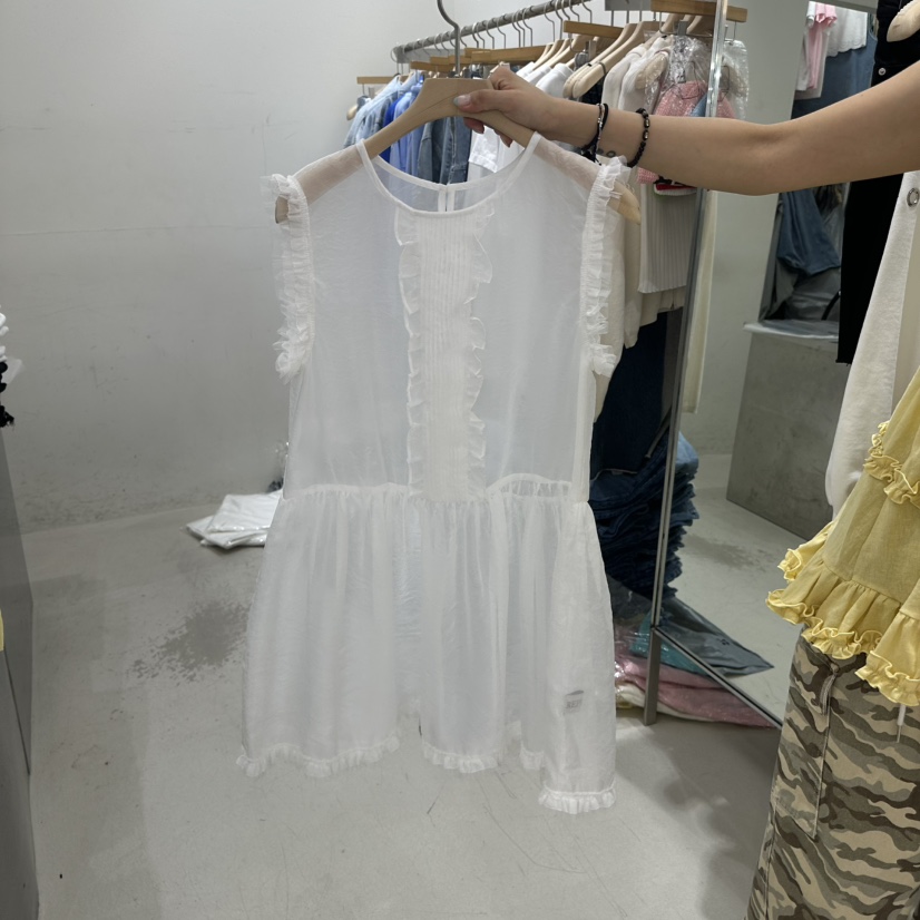 REPELLER韓國直郵女裝新款人氣休閑熱賣時尚職業連衣裙透明REPELLER連衣裙圖色1