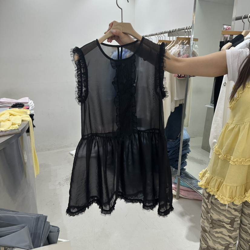 REPELLER韓國直郵女裝新款人氣休閑熱賣時尚職業連衣裙透明REPELLER連衣裙圖色2