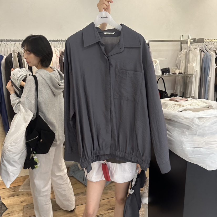 CREAM VILLA韓國東大門直郵女士新品人氣襯衫蕾絲衫CREAMVILLA襯衫/蕾絲衫圖色3