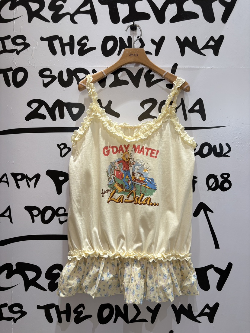 2ND K韓國東大門代購女裝新款時尚人氣熱賣26春夏吊帶背心2ND K吊帶/背心圖色2