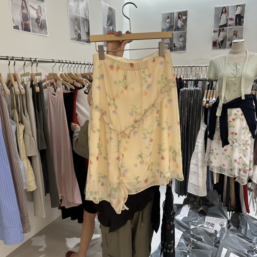 BAGUETTE-P韓國代購女裝新品休閑推薦人氣26春夏半身裙中短裙BAGUETTE-P半身裙/中短裙