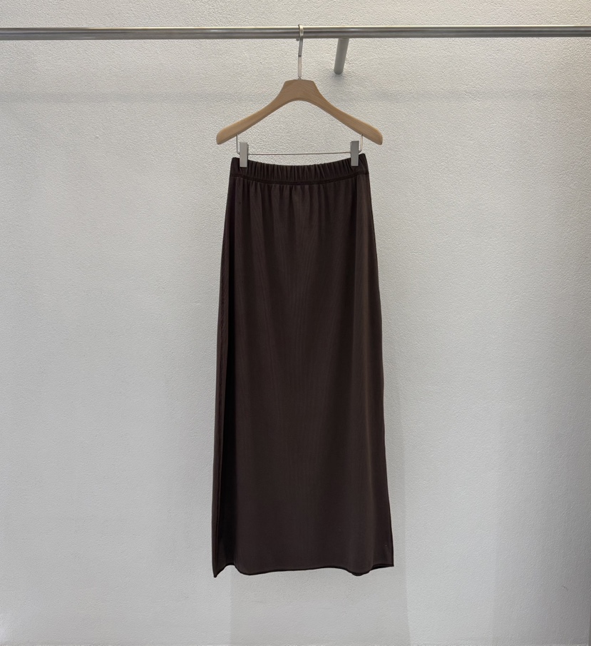 ABLERING韓國直郵實拍女士新款人氣26春夏職業時尚休閑長裙ABLE STANDARD/ABLERING長裙圖色1棕色