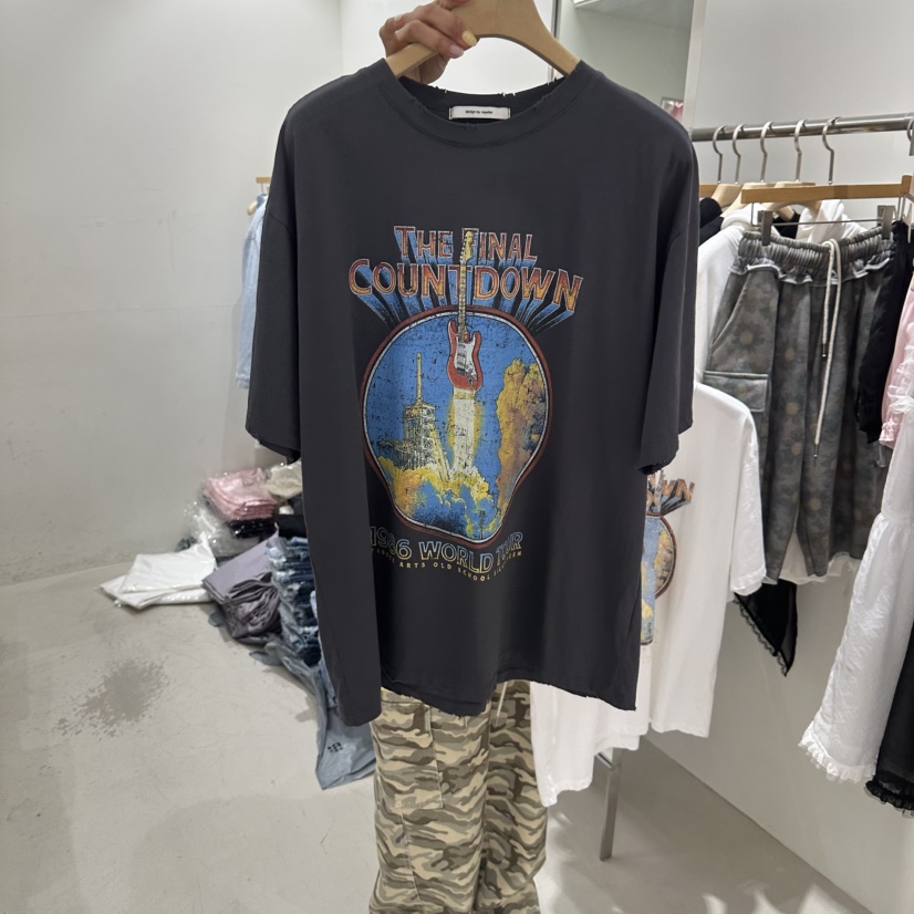 REPELLER韓國直郵女士新品26春夏人氣職業時尚熱賣休閑T恤REPELLERT恤圖色2