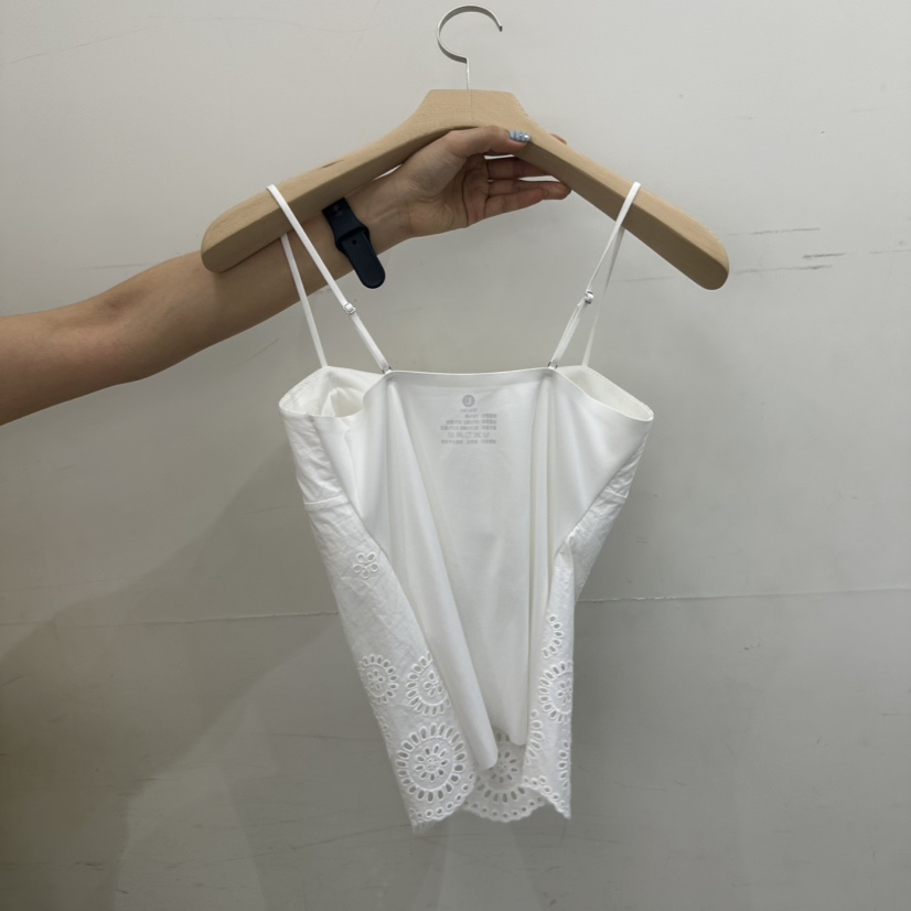 REPELLER韓國代購女裝新款26春夏熱賣時尚推薦吊帶背心刺繡REPELLER吊帶/背心