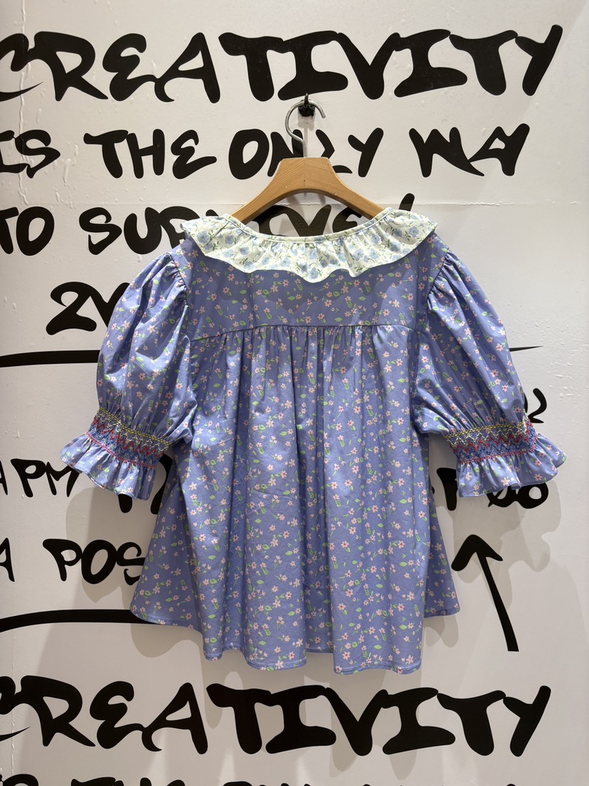 2ND K韓國東大門直郵女裝新品人氣職業襯衫蕾絲衫鉤針編織2ND K襯衫/蕾絲衫