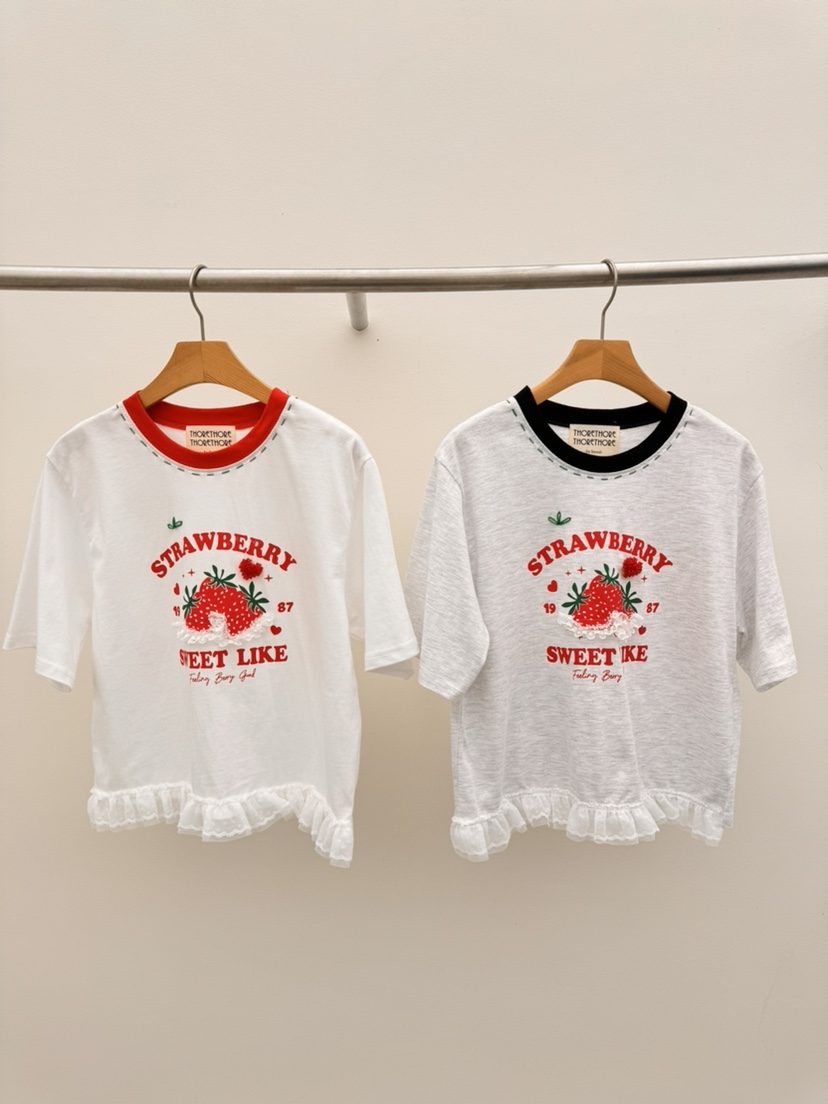 THORE韓國代購女裝新款熱賣人氣休閑職業推薦時尚26春夏T恤THORET恤