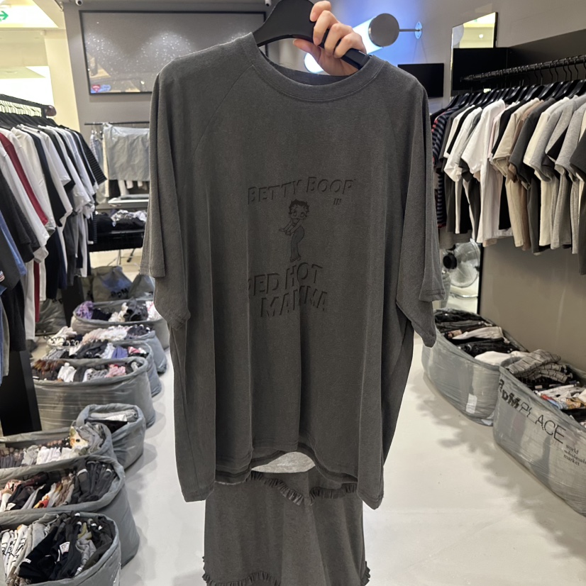 CREDITO韓國東大門代購女士新款推薦職業休閑26春夏時尚T恤CREDITOT恤圖色2