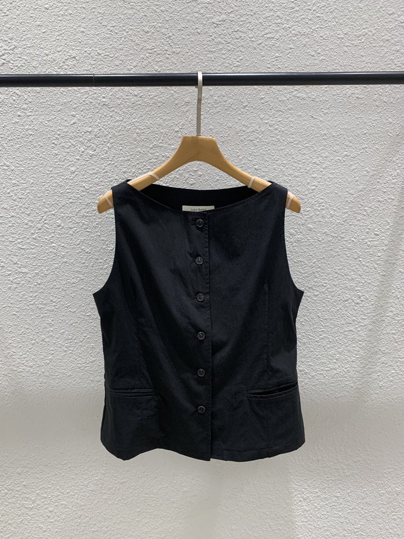 LUCY SALON韓國直郵實拍女裝新款熱賣推薦休閑職業人氣馬甲LUCY SALON馬甲圖色2