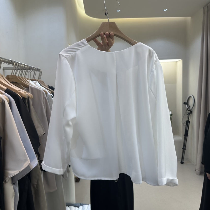 MATIERE韓國東大門代購女士新款推薦26春夏時尚襯衫蕾絲衫MATIERE襯衫/蕾絲衫