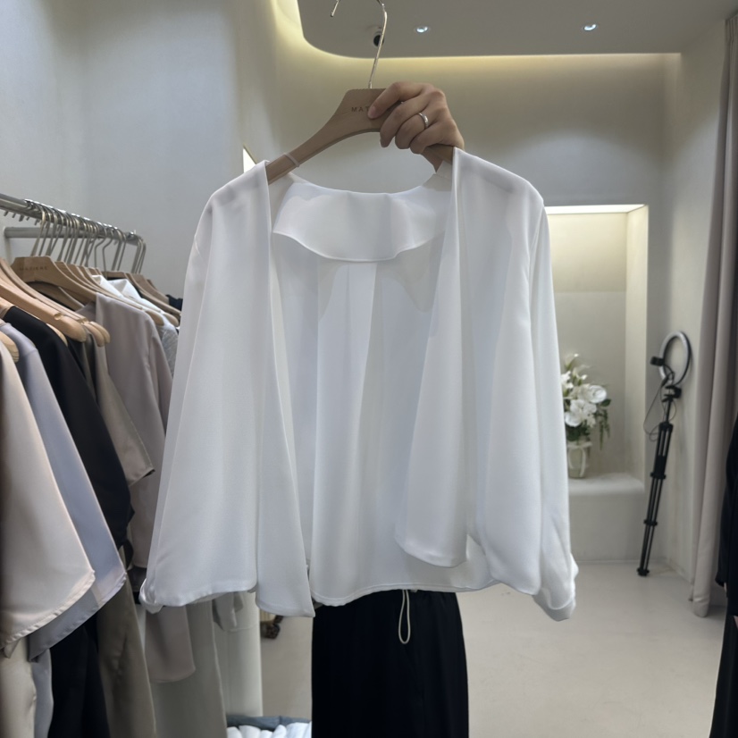 MATIERE韓國東大門代購女士新款推薦26春夏時尚襯衫蕾絲衫MATIERE襯衫/蕾絲衫圖色1