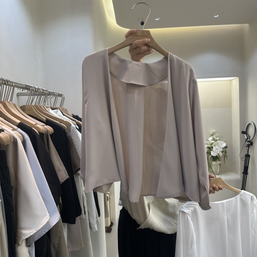 MATIERE韓國東大門代購女士新款推薦26春夏時尚襯衫蕾絲衫MATIERE襯衫/蕾絲衫圖色2