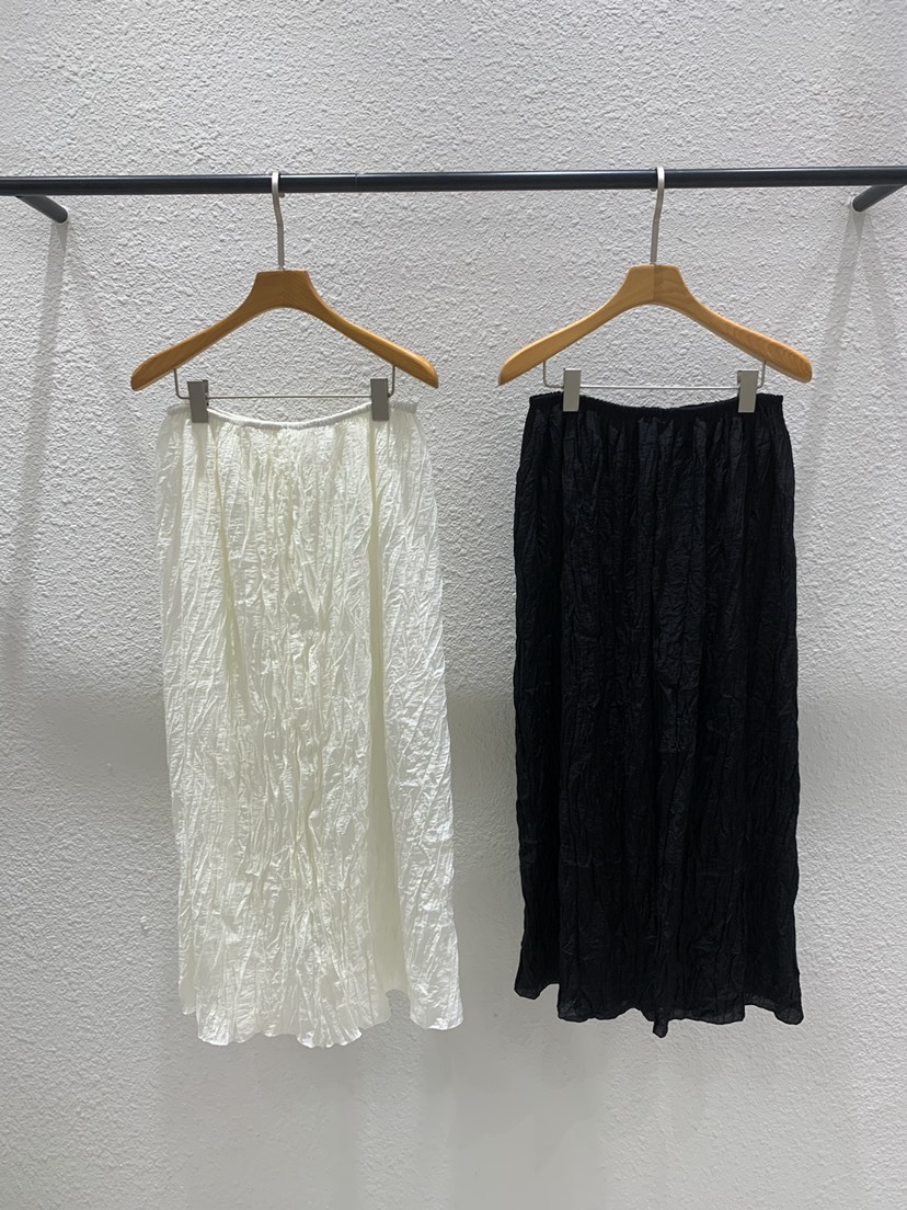 LUCY SALON韓國東大門直郵女士新品26春夏推薦熱賣長裙褶皺LUCY SALON長裙