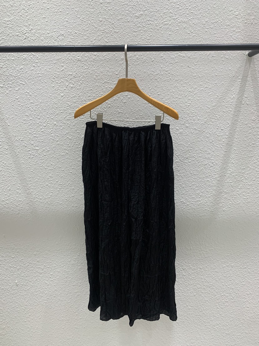 LUCY SALON韓國東大門直郵女士新品26春夏推薦熱賣長裙褶皺LUCY SALON長裙圖色2