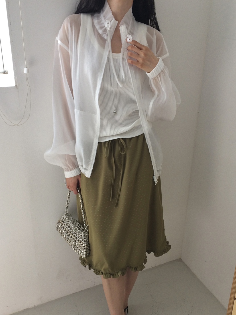 ANOU韓國東大門直郵女士新款職業26春夏人氣休閑夾克透明ANOU夾克