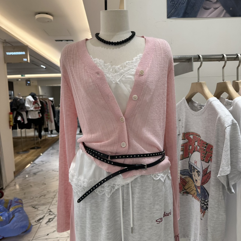 REPELLER韓國代購女士新品推薦針織衫不含腰帶不含內搭不含項鏈開衫REPELLER針織衫圖色1