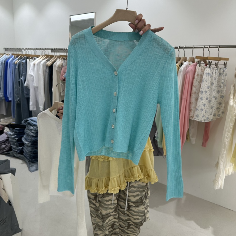 REPELLER韓國代購女士新品推薦針織衫不含腰帶不含內搭不含項鏈開衫REPELLER針織衫圖色3