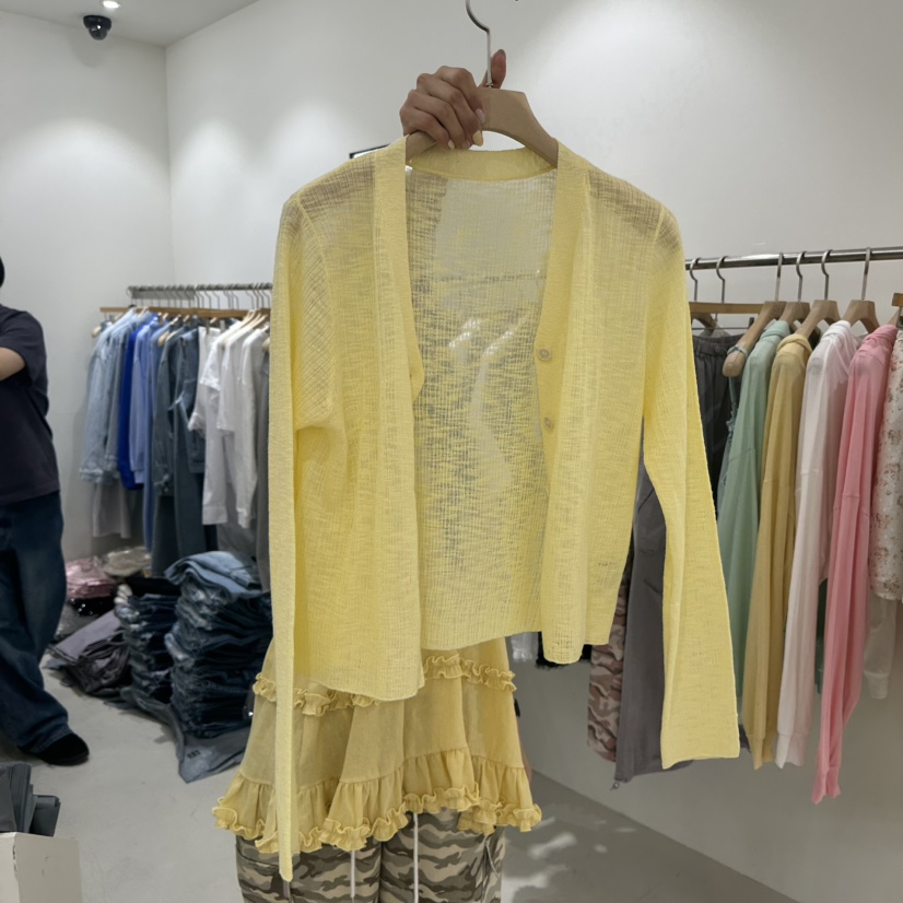 REPELLER韓國代購女士新品推薦針織衫不含腰帶不含內搭不含項鏈開衫REPELLER針織衫圖色4