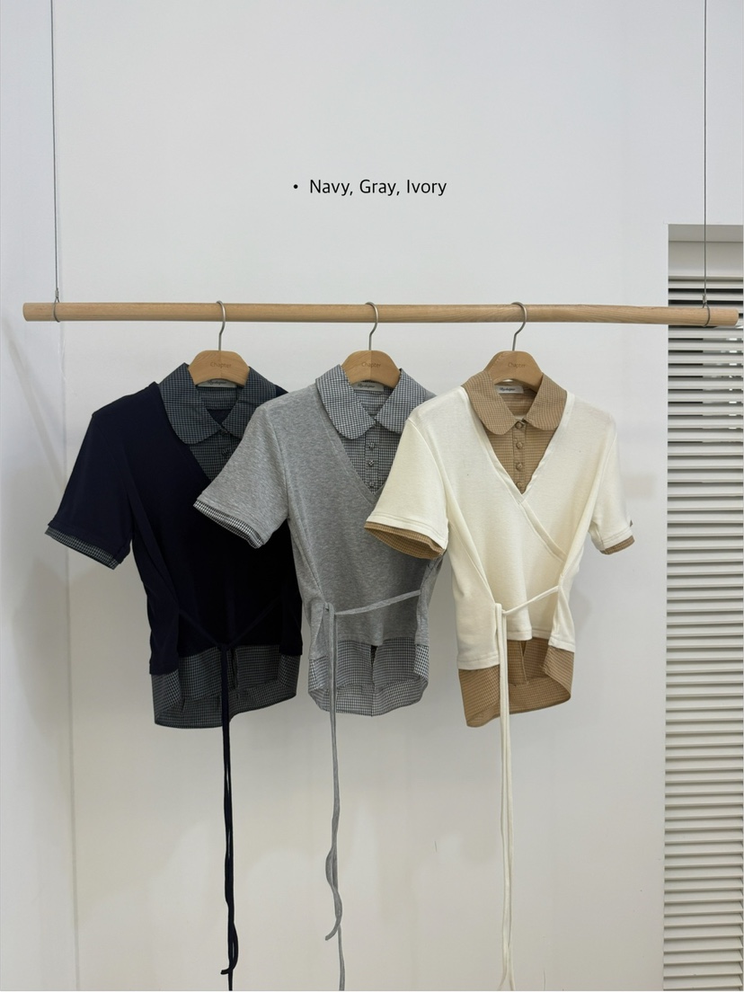 BY CHAPTER韓國直郵實拍女士新品熱賣休閑職業推薦時尚T恤BY ChapterT恤