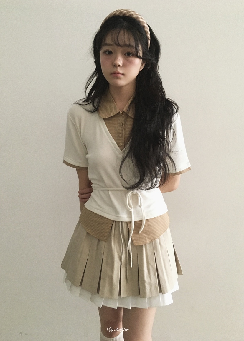 BY CHAPTER韓國直郵實拍女士新品熱賣休閑職業推薦時尚T恤BY ChapterT恤