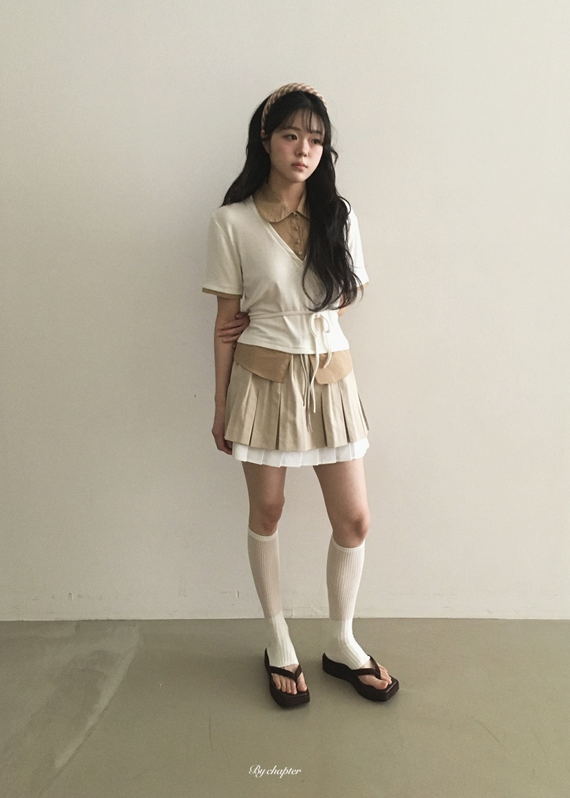 BY CHAPTER韓國直郵實拍女士新品熱賣休閑職業推薦時尚T恤BY ChapterT恤