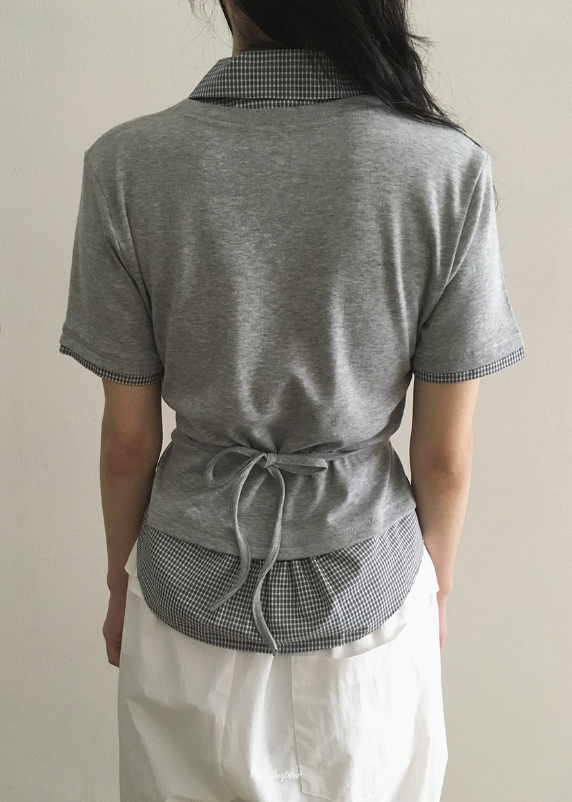 BY CHAPTER韓國直郵實拍女士新品熱賣休閑職業推薦時尚T恤BY ChapterT恤