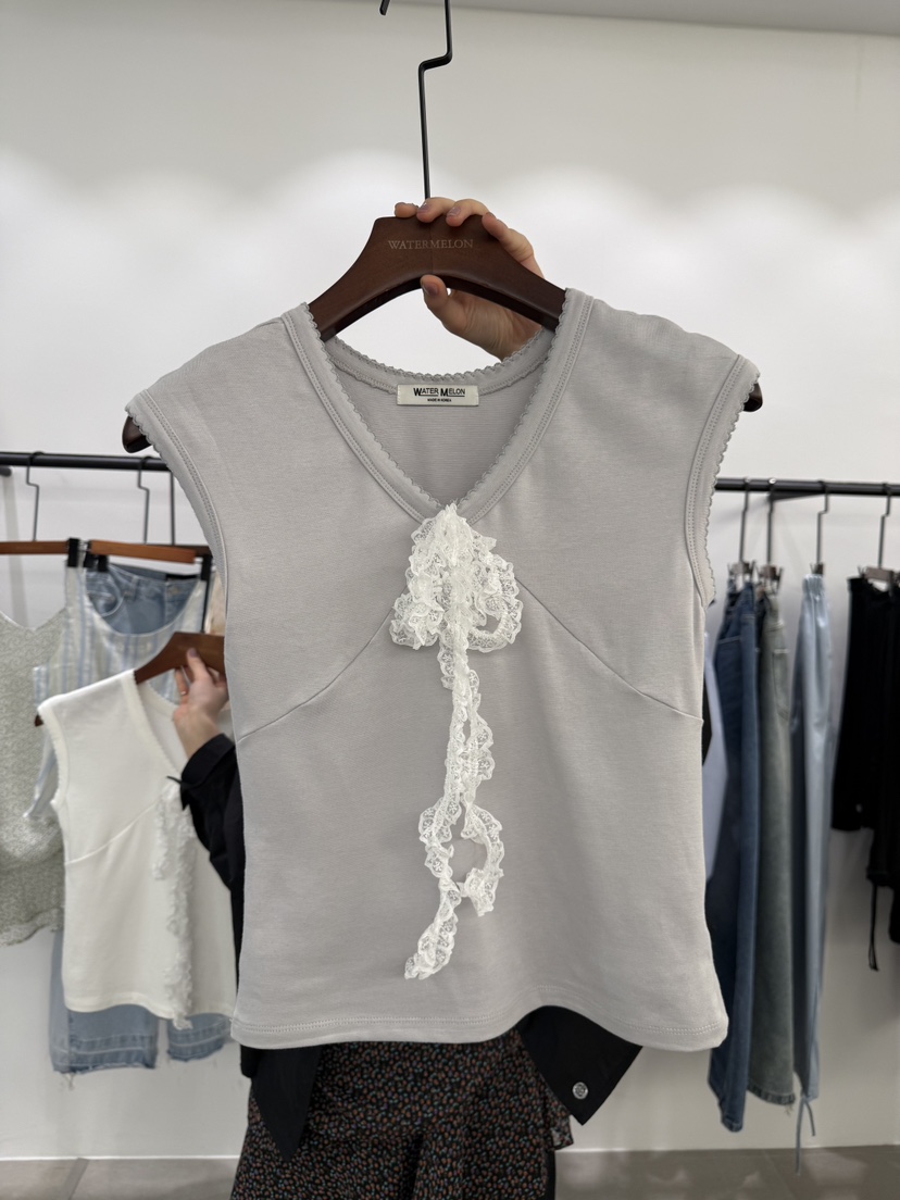 WATERMELON韓國直郵實拍女士新款熱賣職業休閑推薦吊帶背心WATER MELON吊帶/背心圖色2