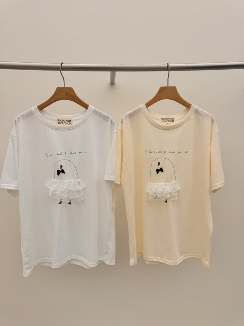 THORE韓國直郵女士新品26春夏時尚推薦職業休閑熱賣人氣T恤THORET恤