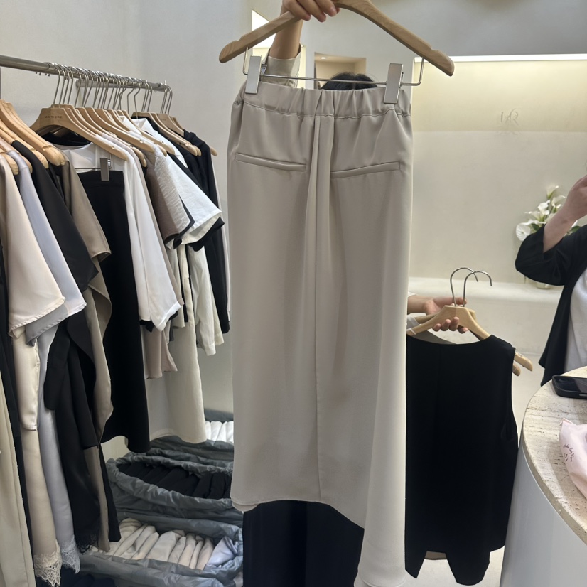 MATIERE韓國直郵實拍女士新款人氣熱賣職業時尚休閑推薦長裙MATIERE長裙