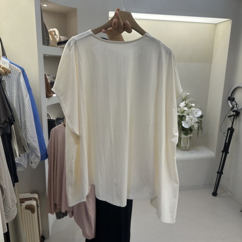 MATIERE韓國東大門直郵女裝新款推薦休閑時尚26春夏職業T恤MATIERET恤