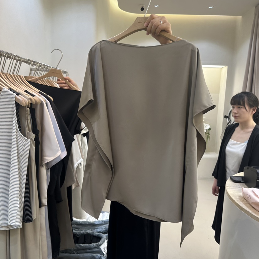 MATIERE韓國直郵女士新款職業26春夏推薦時尚熱賣襯衫蕾絲衫MATIERE襯衫/蕾絲衫圖色1