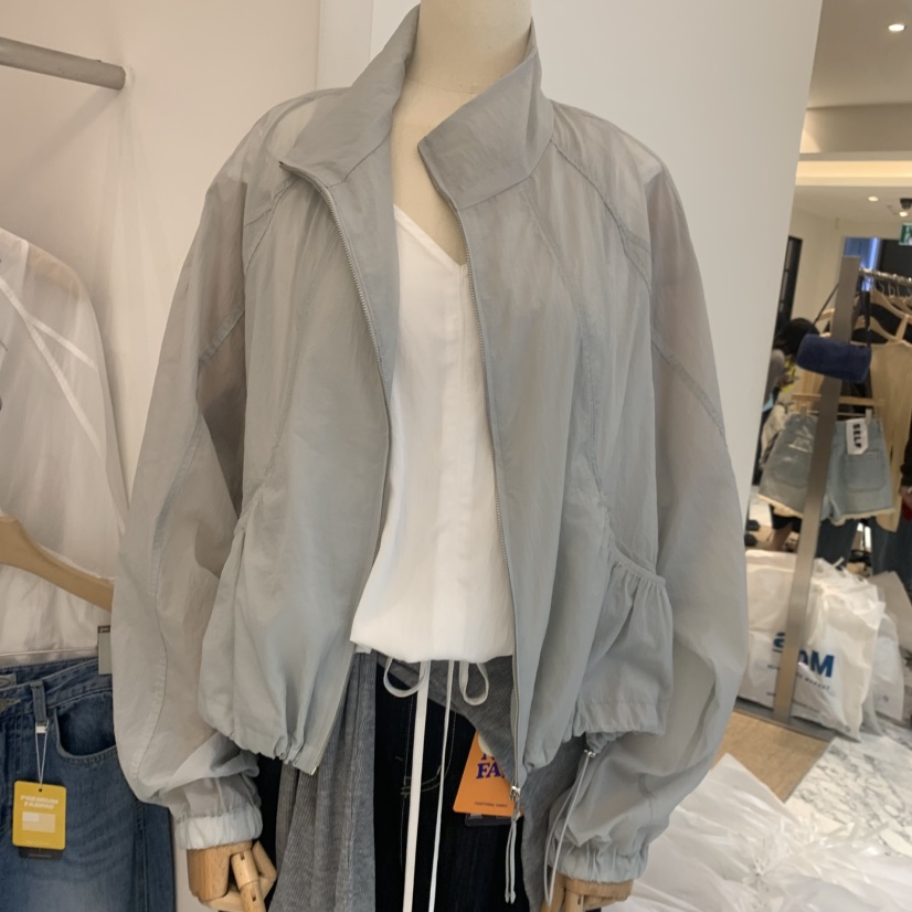 PHILO韓國東大門直郵女士新款休閑職業熱賣26春夏夾克拉鏈PHILO夾克圖色1