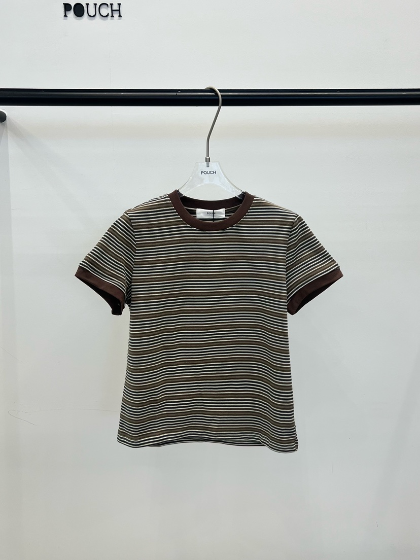 POUCH韓國東大門代購女士新款人氣26春夏熱賣推薦時尚T恤POUCHT恤圖色1