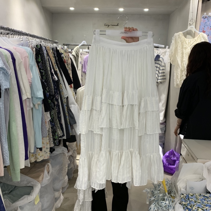 LOGROAD韓國直郵實拍女士新品推薦人氣休閑時尚26春夏長裙LOG ROAD長裙圖色1